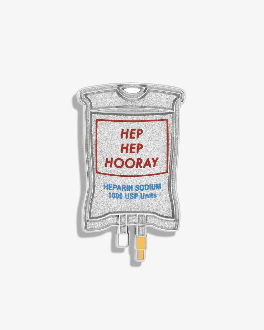 Hep Hep Hooray (Heparin) Lapel Pin